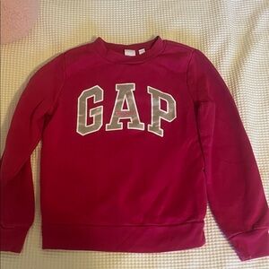 GAP Bold Red Crewneck Sweatshirt
